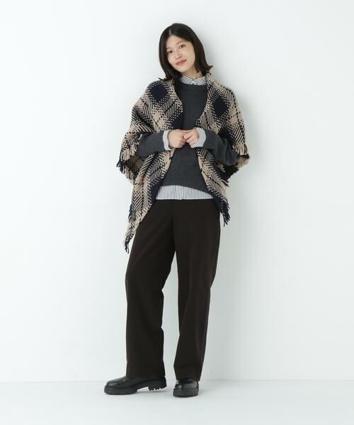 human woman / ヒューマンウーマン パンツ | ≪マルチサイズ展開≫リクライドクロスセミワイドパンツ | 詳細20