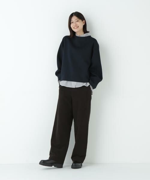 human woman / ヒューマンウーマン パンツ | ≪マルチサイズ展開≫リクライドクロスセミワイドパンツ | 詳細22