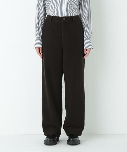 human woman / ヒューマンウーマン パンツ | ≪マルチサイズ展開≫リクライドクロスセミワイドパンツ | 詳細23