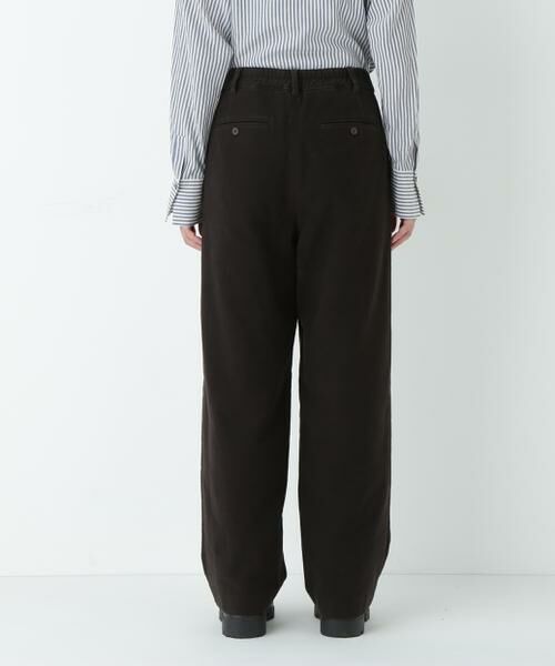 human woman / ヒューマンウーマン パンツ | ≪マルチサイズ展開≫リクライドクロスセミワイドパンツ | 詳細24