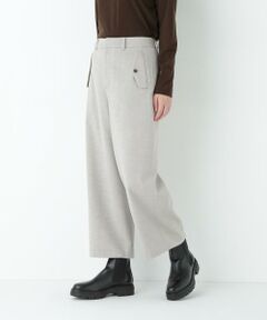 専用です　humanwoman gogreen カーゴパンツ　ホワイト新品未使用 Gg】ヘンプキャンバスカーゴパンツLサイズ | human woman