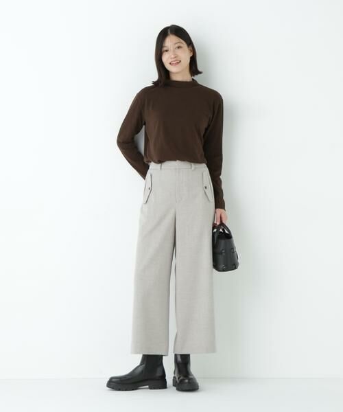 human woman / ヒューマンウーマン パンツ | ◆ＴＯＰツイルガウチョパンツ | 詳細2