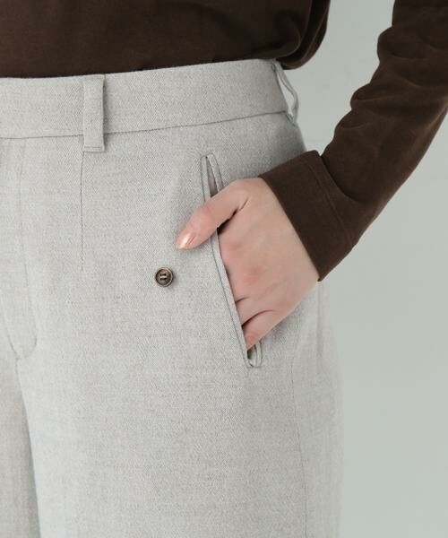 human woman / ヒューマンウーマン パンツ | ◆ＴＯＰツイルガウチョパンツ | 詳細9