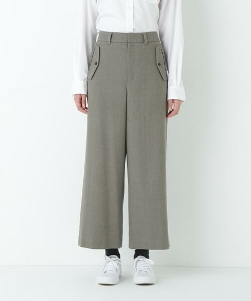 human woman / ヒューマンウーマン パンツ | ◆ＴＯＰツイルガウチョパンツ | 詳細15