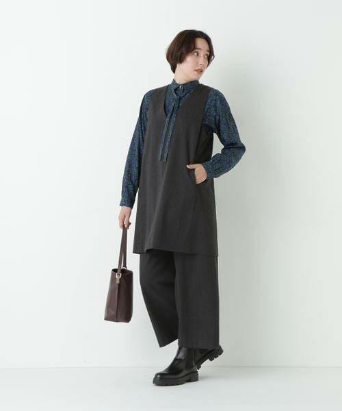 human woman / ヒューマンウーマン パンツ | ◆ＴＯＰツイルガウチョパンツ | 詳細22