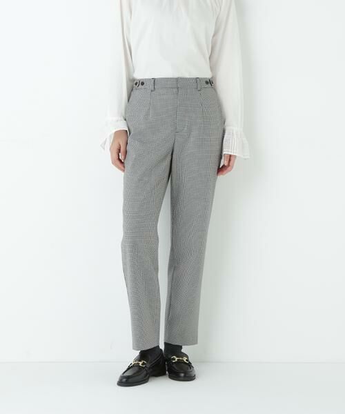 human woman / ヒューマンウーマン パンツ | ≪ウォーム素材≫裏起毛ストレートパンツ | 詳細2