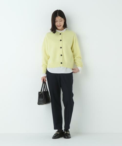 human woman / ヒューマンウーマン パンツ | ≪ウォーム素材≫裏起毛ストレートパンツ | 詳細14