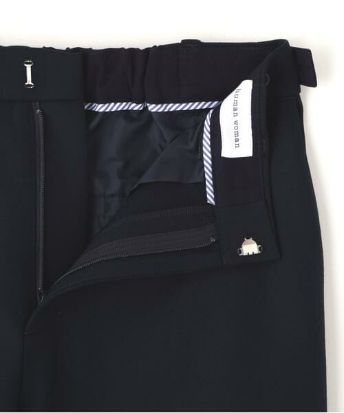 human woman / ヒューマンウーマン パンツ | ≪ウォーム素材≫裏起毛ストレートパンツ | 詳細18