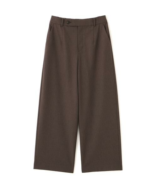 human woman / ヒューマンウーマン パンツ | ≪ウォーム素材≫裏起毛セミワイドパンツ | 詳細1