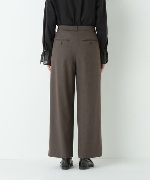 human woman / ヒューマンウーマン パンツ | ≪ウォーム素材≫裏起毛セミワイドパンツ | 詳細6