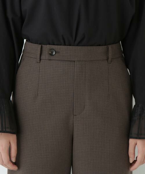 human woman / ヒューマンウーマン パンツ | ≪ウォーム素材≫裏起毛セミワイドパンツ | 詳細7