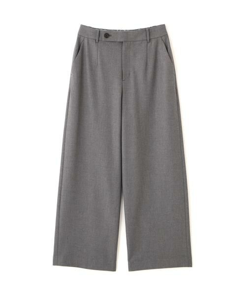 human woman / ヒューマンウーマン パンツ | ≪ウォーム素材≫裏起毛セミワイドパンツ | 詳細12