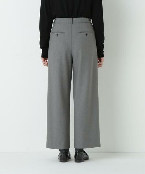 human woman / ヒューマンウーマン パンツ | ≪ウォーム素材≫裏起毛セミワイドパンツ | 詳細19