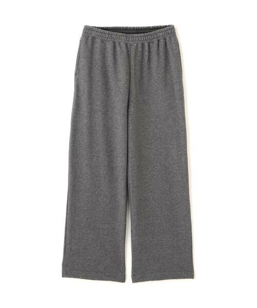 human woman / ヒューマンウーマン パンツ | 裏毛ストレートパンツ | 詳細7