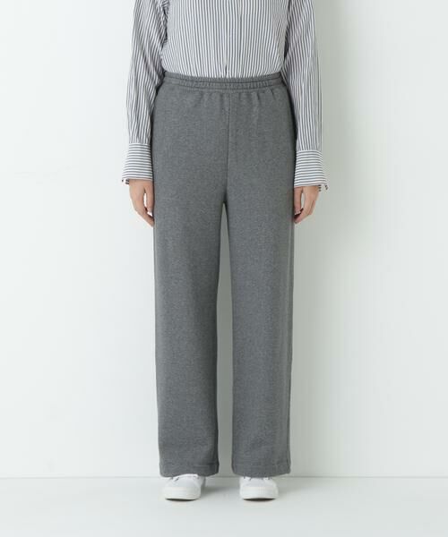 human woman / ヒューマンウーマン パンツ | 裏毛ストレートパンツ | 詳細11