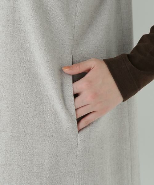 human woman / ヒューマンウーマン ワンピース | ◆ＴＯＰツイルミディアムジャンパースカート | 詳細9