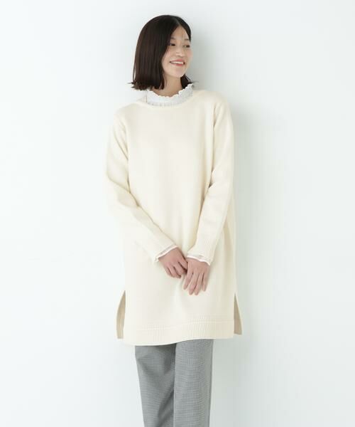 human woman / ヒューマンウーマン ワンピース | 度違い天竺ミニワンピース | 詳細14