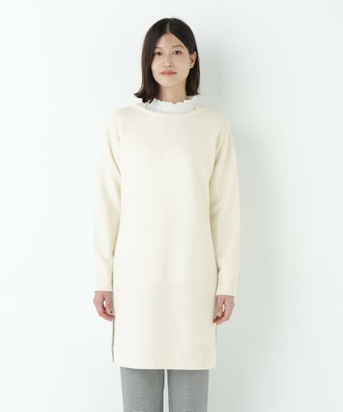 human woman / ヒューマンウーマン ワンピース | 度違い天竺ミニワンピース | 詳細16