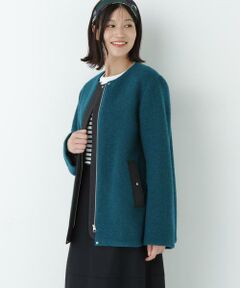 human woman / ヒューマンウーマン テーラードジャケット | ◆スライバージップジャケット