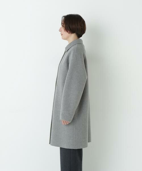 human woman / ヒューマンウーマン アウター | ◆リバーシブルステンカラーリバーコート | 詳細5