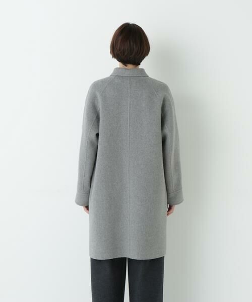 human woman / ヒューマンウーマン アウター | ◆リバーシブルステンカラーリバーコート | 詳細6