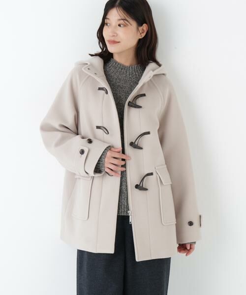 human woman / ヒューマンウーマン アウター | ◆モッサミドルダッフルコート | 詳細15