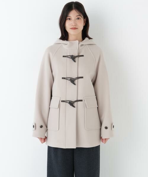 human woman / ヒューマンウーマン アウター | ◆モッサミドルダッフルコート | 詳細17
