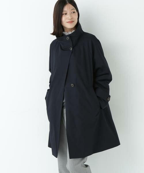 human woman / ヒューマンウーマン アウター | ≪防寒≫コットンギャバ2wayスタンドダウン | 詳細2