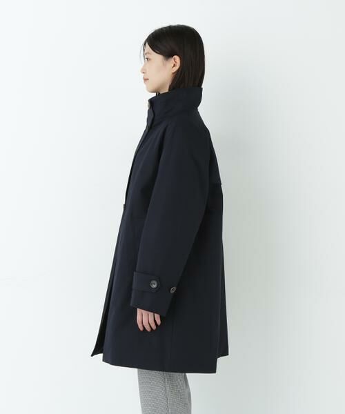 human woman / ヒューマンウーマン アウター | ≪防寒≫コットンギャバ2wayスタンドダウン | 詳細5