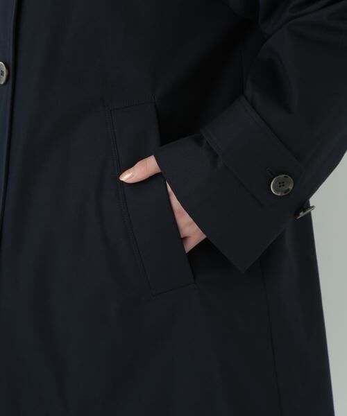 human woman / ヒューマンウーマン アウター | ≪防寒≫コットンギャバ2wayスタンドダウン | 詳細9