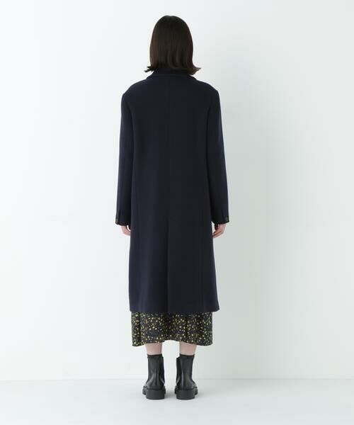 human woman / ヒューマンウーマン アウター | ウールモッサダブルチェスターコート | 詳細6