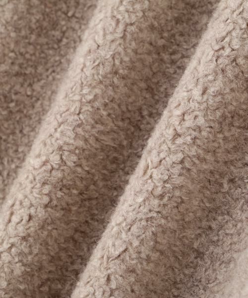 human woman / ヒューマンウーマン アウター | ◆ボアノーカラーコート | 詳細10