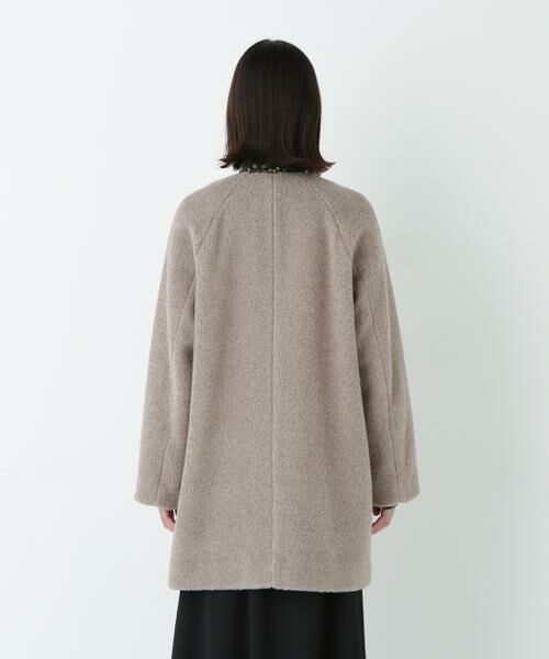 human woman / ヒューマンウーマン アウター | ◆ボアノーカラーコート | 詳細5