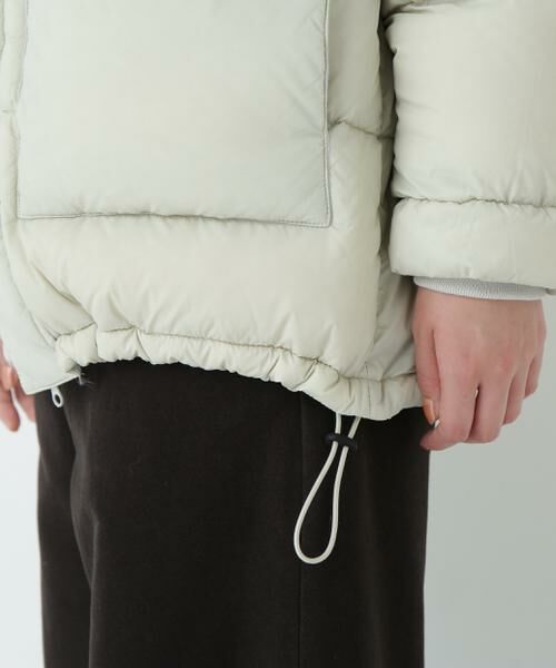 human woman / ヒューマンウーマン アウター | ◆≪ＴＡＩＯＮコラボ】≫ボリュームフードダウンコート | 詳細11