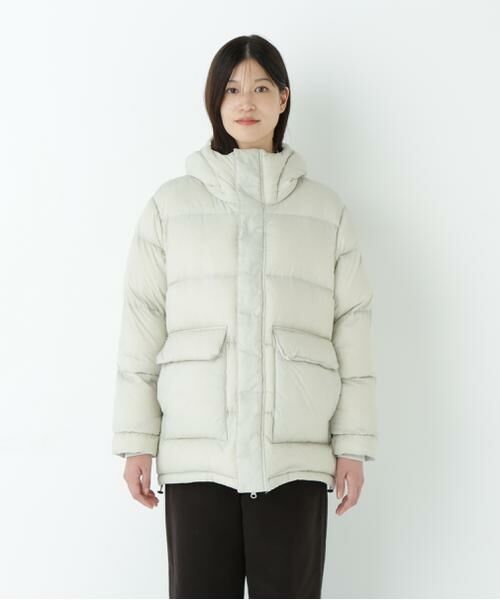 human woman / ヒューマンウーマン アウター | ◆≪ＴＡＩＯＮコラボ】≫ボリュームフードダウンコート | 詳細4