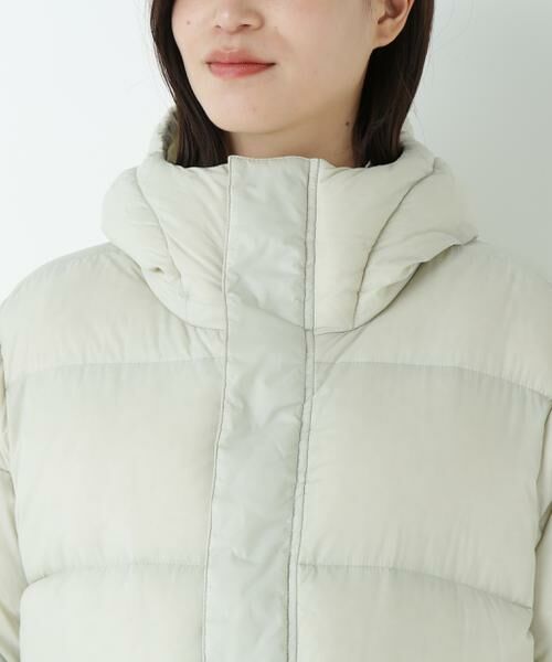 human woman / ヒューマンウーマン アウター | ◆≪ＴＡＩＯＮコラボ】≫ボリュームフードダウンコート | 詳細7