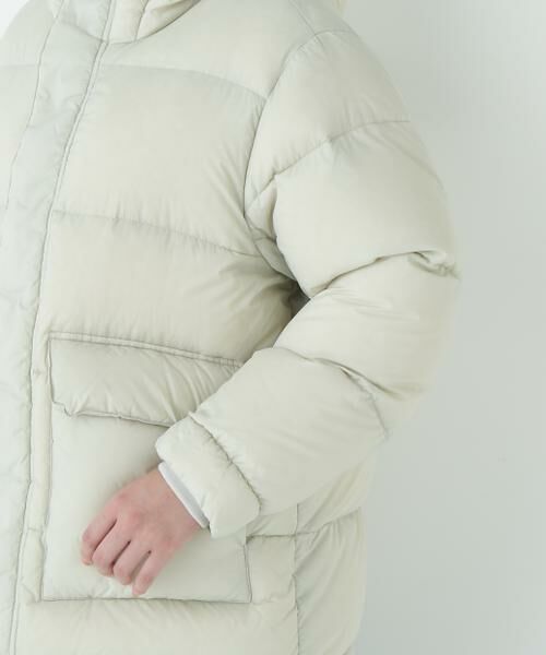human woman / ヒューマンウーマン アウター | ◆≪ＴＡＩＯＮコラボ】≫ボリュームフードダウンコート | 詳細8