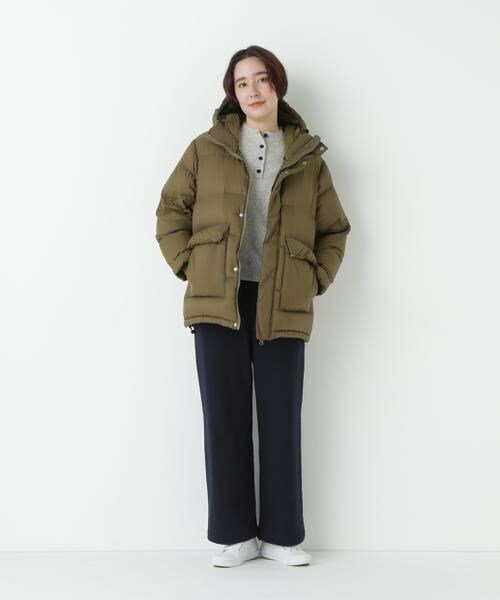 human woman / ヒューマンウーマン アウター | ◆≪ＴＡＩＯＮコラボ】≫ボリュームフードダウンコート | 詳細25