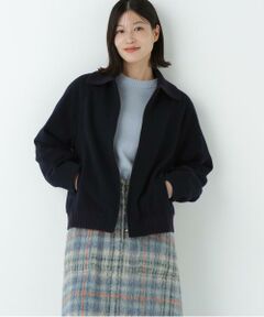 human woman / ヒューマンウーマン ブルゾン | Ｗメルトンショートジップブルゾン