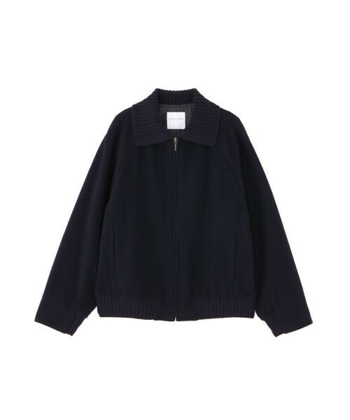 human woman / ヒューマンウーマン ブルゾン | Ｗメルトンショートジップブルゾン | 詳細1