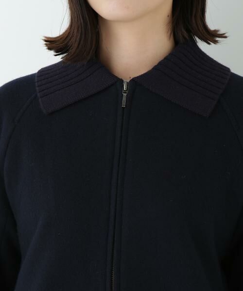 human woman / ヒューマンウーマン ブルゾン | Ｗメルトンショートジップブルゾン | 詳細6