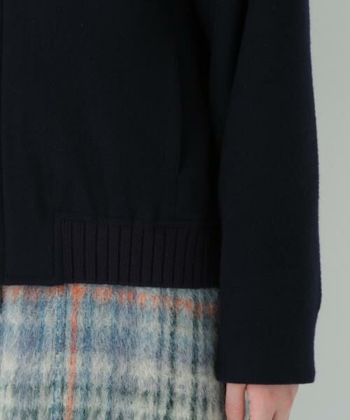 human woman / ヒューマンウーマン ブルゾン | Ｗメルトンショートジップブルゾン | 詳細9