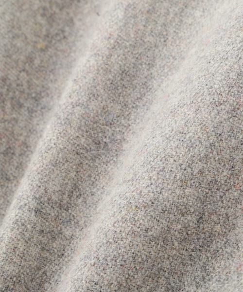 human woman / ヒューマンウーマン ブルゾン | シェットランドリサイクルＷショートジップブルゾン | 詳細2