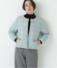 human woman / ヒューマンウーマン ブルゾン | ◆≪ＴＡＩＯＮコラボ≫リバーシブルクルーネックダウンブルゾン