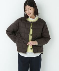 human woman / ヒューマンウーマン ブルゾン | ◆≪ＴＡＩＯＮコラボ≫リバーシブルクルーネックダウンブルゾン