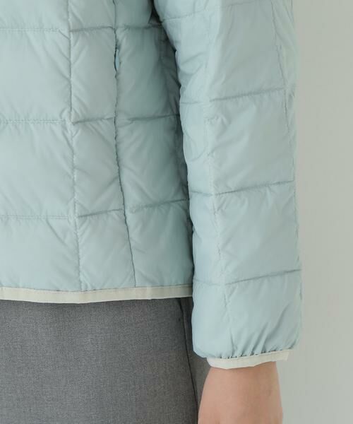 human woman / ヒューマンウーマン ブルゾン | ◆≪TAIONコラボ≫リバーシブルクルーネックダウンブルゾン | 詳細10