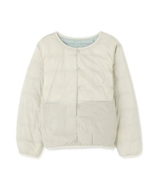 human woman / ヒューマンウーマン ブルゾン | ◆≪TAIONコラボ≫リバーシブルクルーネックダウンブルゾン | 詳細14