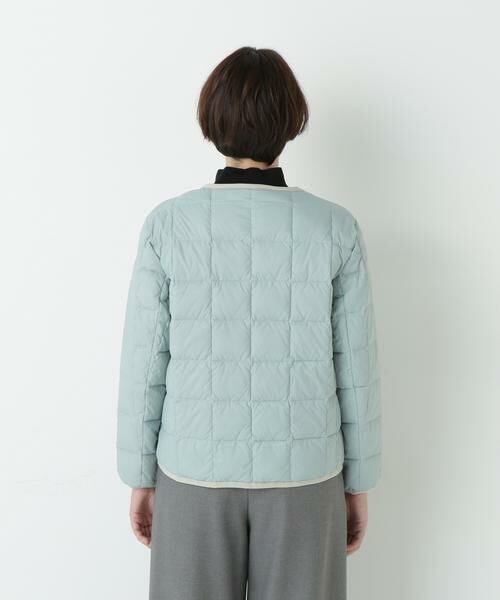 human woman / ヒューマンウーマン ブルゾン | ◆≪TAIONコラボ≫リバーシブルクルーネックダウンブルゾン | 詳細6