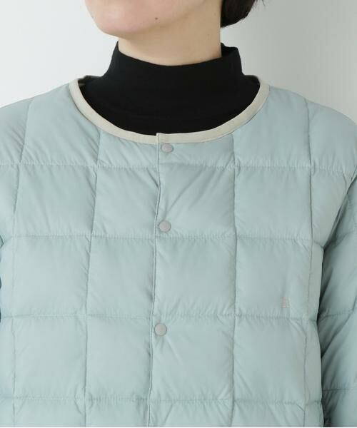 human woman / ヒューマンウーマン ブルゾン | ◆≪TAIONコラボ≫リバーシブルクルーネックダウンブルゾン | 詳細7