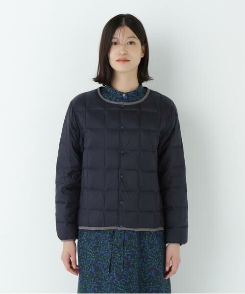 human woman / ヒューマンウーマン ブルゾン | ◆≪TAIONコラボ≫リバーシブルクルーネックダウンブルゾン | 詳細20